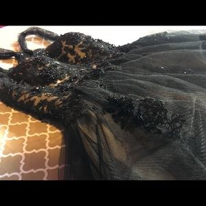 WINDSOR Black A-Line Formal Dress